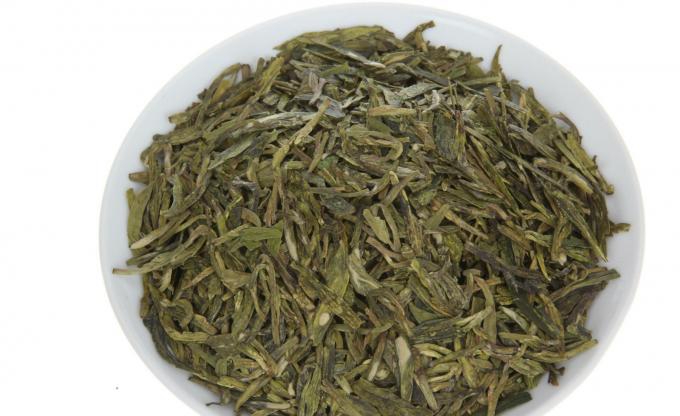 La norme supérieure d'UE de thé de dragonwell de ching de poumon de catégorie a cuit le thé à la vapeur vert