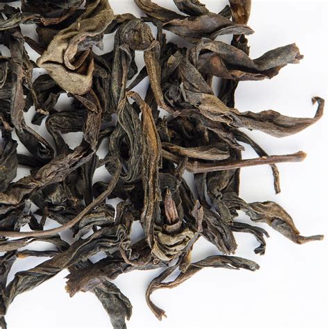 Thé aplati du DA Hong Pao Oolong, grand thé rouge au parfum délicieux de robe longue