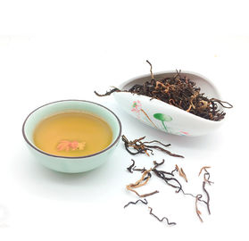 Chine Fermenté transformant le thé noir de thé, lisse et sensible noir lâche de Yunnan fournisseur